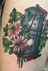 malované tetování různé malované tetování skica konvice tetování vzoru