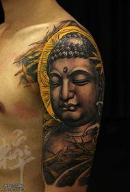 Arm Buddha tattoo pattern