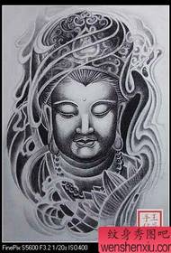Картина татуировки гуаньинь Будда