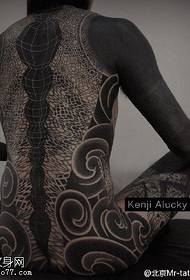modello del tatuaggio di vestiti di arte grigio nero