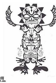 Imodeli Yombhalo wesandla weMaya Totem