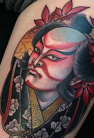 Tato totem gaya Jepang sing abot