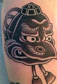 Djarft klassískt tattoo í japönskum stíl