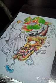 Prajna အရောင်လက်ရေးမူများမှာတွေ့နိုင်ပါတယ်ပုံ