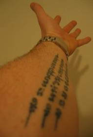 Arm hinduizam Lik tetovaža uzorak