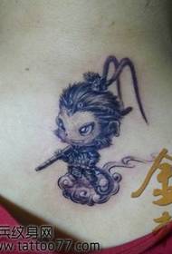 ihana Qitian Dasheng Sun Wukong -tatuointikuvio