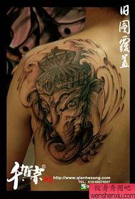modello di tatuaggio classico bello bello del dio delle spalle dei ragazzi