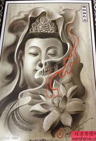 un classico popolare manoscritto di tatuaggi Guanyin