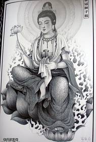 Guanyin húðflúrmynstur fyrir alla