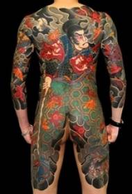 eine Vielzahl von Strichskizzen kreativ klassisch großflächig japanisch traditionell Totem Tattoo Muster