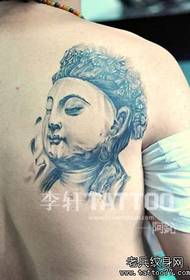 pleci superīgs Wei Jin akmens grebums Budas galvas tetovējums