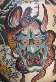 maschile di u ventre dipinti à l'aquarellu sketch Elementu creativo giapponese prajna images tatuaggi