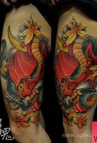 Legs cool cool prajna tattoo pattern