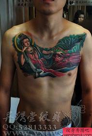 modello di tatuaggio Guanyin per ragazzi