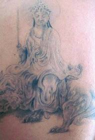 Guanyin tatuirovkasining naqshli surati