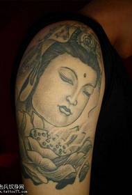 Arm Guanyin Tattoo Pattern