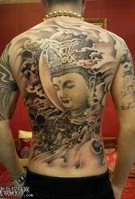 hoʻihoʻi hou ʻana o Guanyin tattoo pattern