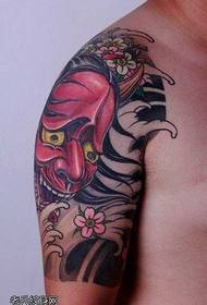 braço clássico bonito vermelho prajna tatuagem padrão