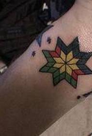 bangkekan warna tatu suku India gambar 159074 - warna lengen pola tato raja spade India