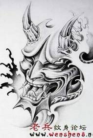 популярний малюнок татуювання prajna