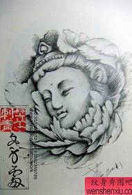 Guanyin húðflúrmynstur: Guanyin húðflúrmynstur