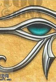 kolmiulotteinen hieno Horus-silmätatuointikuvio