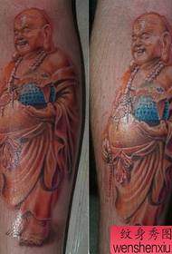 Benfarge Maitreya tatoveringsmønster