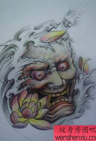 Prajna Tattoo Pattern: Super Prepotente colore Prajna Lotus Tattoo Pattern