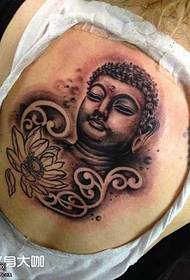 Ngemuva kwe-Buddha Tattoo iphethini 157664 - Iphethini le-Arm Guanyin tattoo