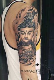 Arm Guanyin Tattoo Patroon