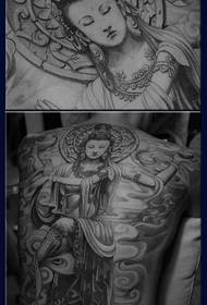 classic popular one full Dunhuang Feitian tattoo pattern