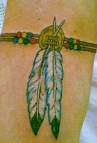 Arm Color Indian Amulet Tattoo Pattern