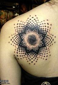 tendencia del hombro patrón de tatuaje de tótem de estrella de seis puntas 158423 - pequeño patrón de tatuaje de estrella de seis puntas
