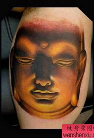 ʻO ke kiʻi kiʻi aliʻi Buddha Buddha Buddha head tattoo