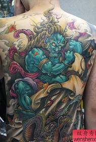 Fantastico modello di tatuaggio Fengshen a tutta schiena