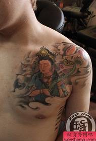 petto classico per ragazzi del modello di tatuaggio Samantabhadra
