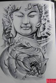 lavoro tradizionale del tatuaggio del Buddha