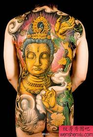 gason tounen klasik bèl full-back Guanyin modèl tatoo