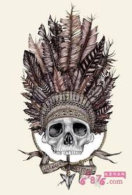 Indian Tattoo Cov Ntawv Sau Txog Duab