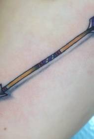 Насликани индиски племиња Мал стрелка тетоважа модел