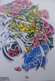 колір 鲤鱼 巴拉 Татуювання візерунок