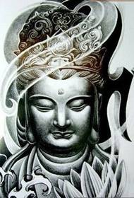Pu Yin Bodhisattva manuskrito materyal malaking larawan ng larawan