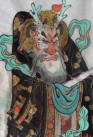 اللقب Hailong King صورة مخطوطة للوشم الديني