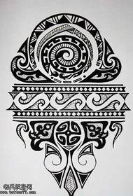Maya Totem Tattoo Pattern