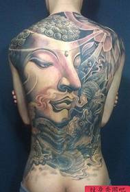 ragazzi tornano super cool full back pattern di tatuaggi Buddha