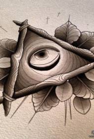 European God's Eye Tattoo Manuscript