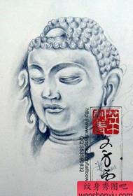 बुद्ध टैटू पैटर्न: बुद्ध सिर टैटू टैटू पैटर्न