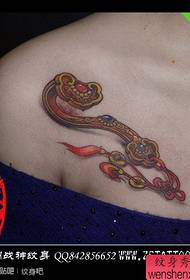 modello di tatuaggio desideroso di buon auspicio classico popolare petto ragazza
