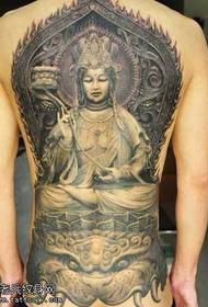 retour beau motif de tatouage Guanyin