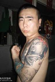 рака уметност Буда Буда шема на тетоважа